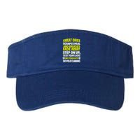 Male Pole Climber Tough Guys Pole Climbing Gift Valucap Bio-Washed Visor