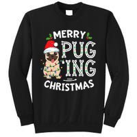 Merry Pugging Christmas Dog Santa Pug Xmas  Pugmas Sweatshirt