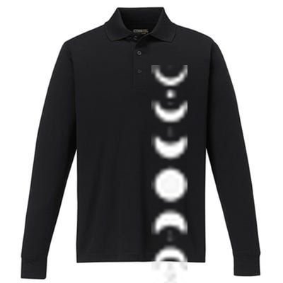 Moon Phase Cycle Phases Of The Moon Astronomy Stargazer Performance Long Sleeve Polo