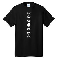 Moon Phase Cycle Phases Of The Moon Astronomy Stargazer Tall T-Shirt