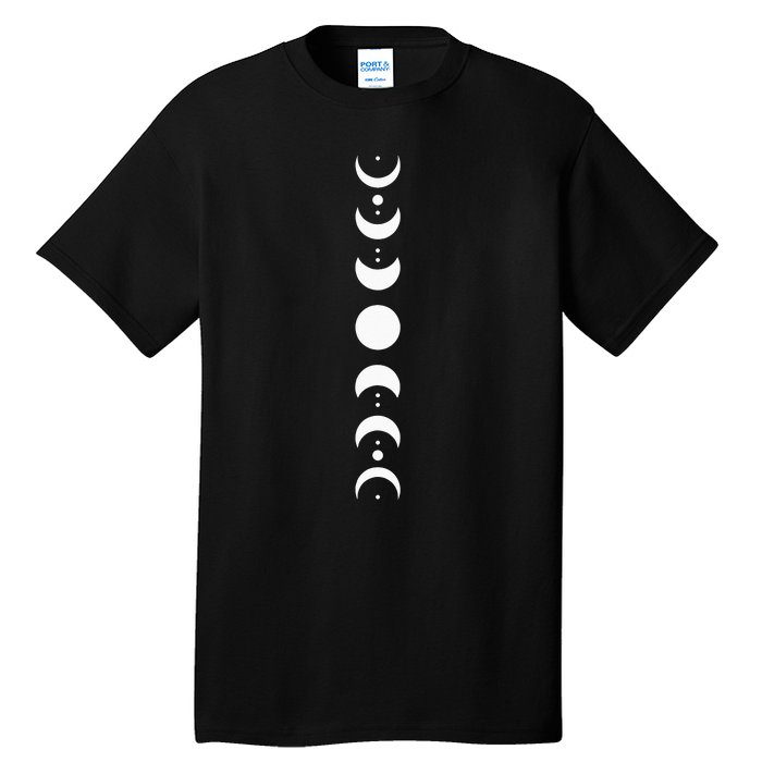 Moon Phase Cycle Phases Of The Moon Astronomy Stargazer Tall T-Shirt