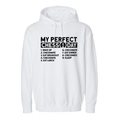 My Perfect Chess Day Gift Garment-Dyed Fleece Hoodie