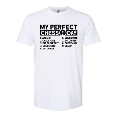 My Perfect Chess Day Gift Softstyle CVC T-Shirt