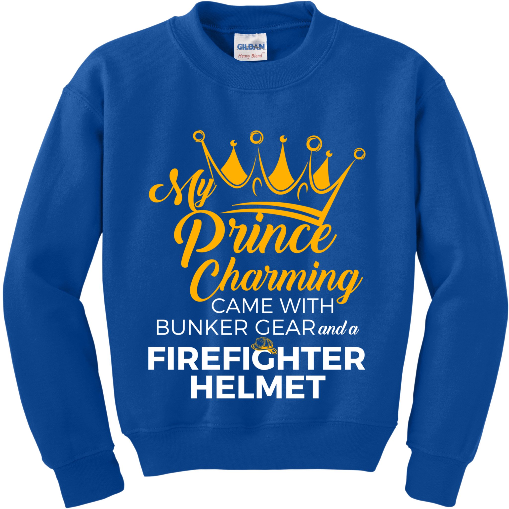 My Prince Charming Fire Wives Fire Firefighter Wife Gift Kids Sweatshirt