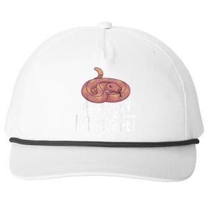 My Pet Can Eat Your Pet Quote For Reptile Pet Snake Owners Snapback Five-Panel Rope Hat