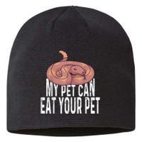 My Pet Can Eat Your Pet Quote For Reptile Pet Snake Owners Sustainable Beanie