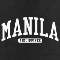 Manila Philippines College University Style 7 Panel Mesh Trucker Snapback Hat