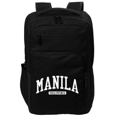 Manila Philippines College University Style Impact Tech Backpack