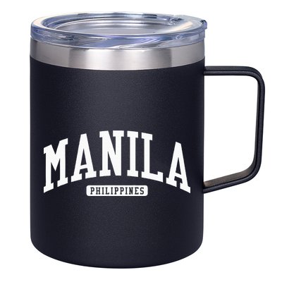 Manila Philippines College University Style 12oz Stainless Steel Coffee Mug