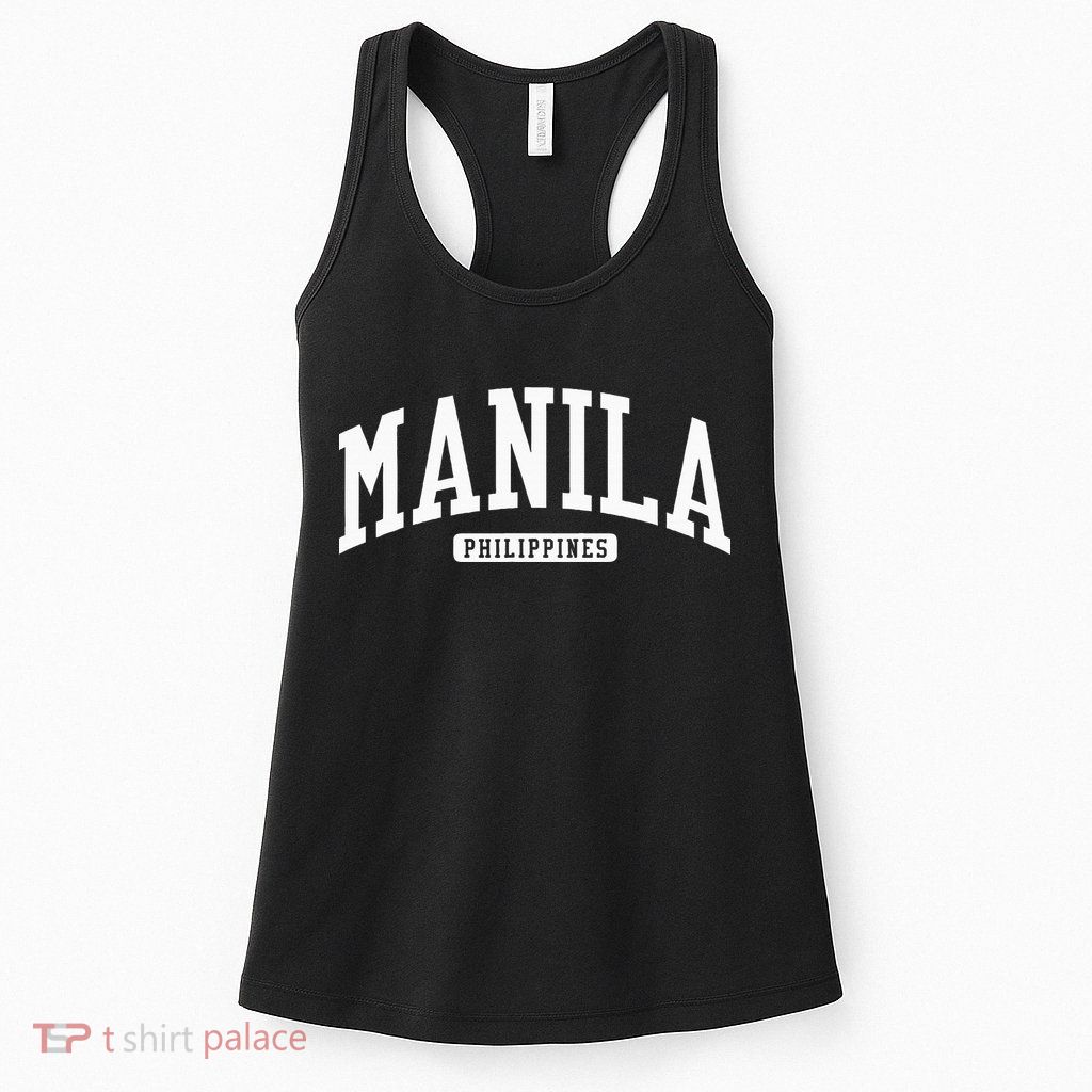 Manila Philippines College University Style Womens Tank Top