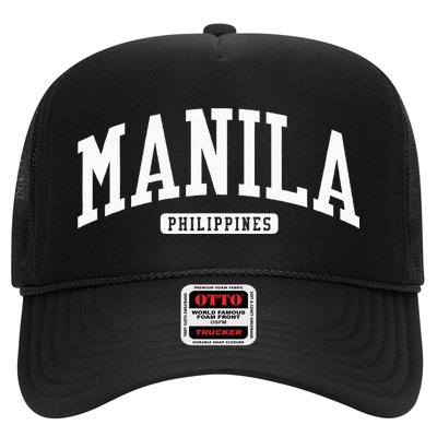 Manila Philippines College University Style Trucker Hat