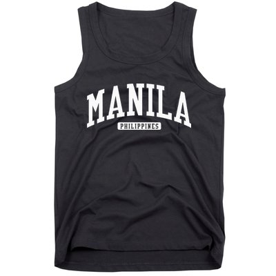Manila Philippines College University Style Tank Top