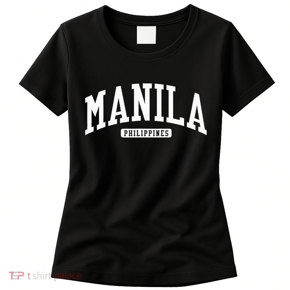 Manila Philippines College University Style Womens T-Shirt