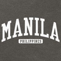 Manila Philippines College University Style Cotton Canvas Backpack