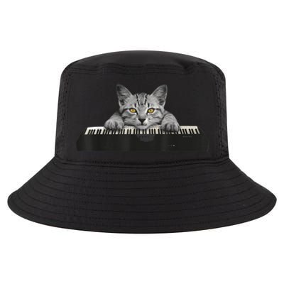 Musician Piano Cat T For Music Lovers Cool Comfort Performance Bucket Hat