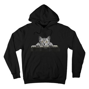 Musician Piano Cat T For Music Lovers Hoodie