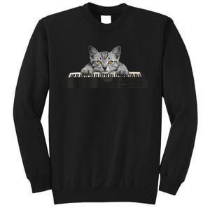 Musician Piano Cat T For Music Lovers Sweatshirt