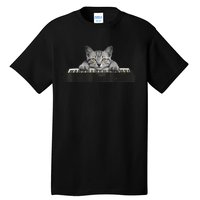 Musician Piano Cat T For Music Lovers Tall T-Shirt