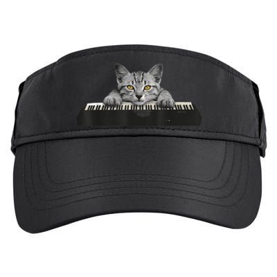 Musician Piano Cat T For Music Lovers Adult Drive Performance Visor