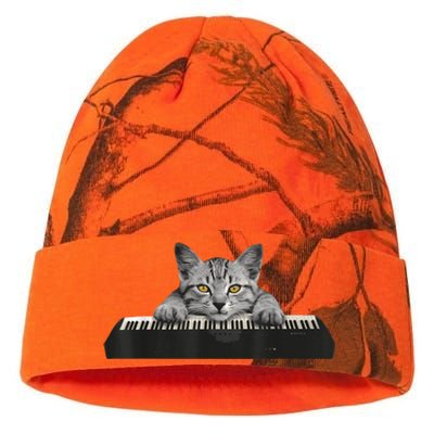 Musician Piano Cat T For Music Lovers Kati Licensed 12" Camo Beanie