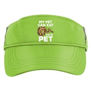 My Pet Can Eat Your Pet Funny Pet Snake Adult Drive Performance Visor