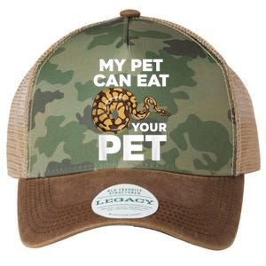 My Pet Can Eat Your Pet Funny Pet Snake Legacy Tie Dye Trucker Hat