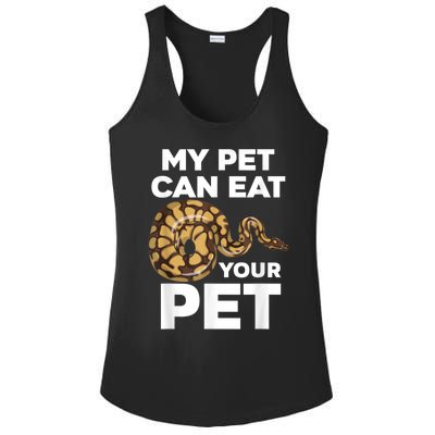 My Pet Can Eat Your Pet Funny Pet Snake Ladies PosiCharge Competitor Racerback Tank