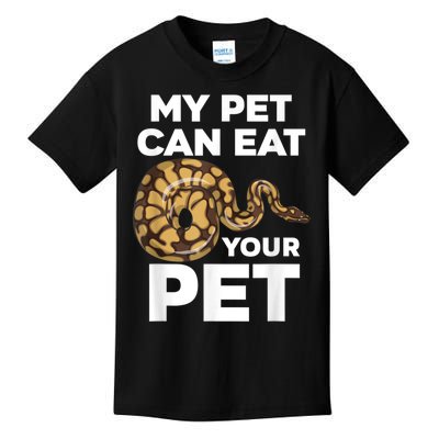 My Pet Can Eat Your Pet Funny Pet Snake Kids T-Shirt