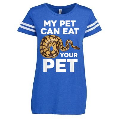 My Pet Can Eat Your Pet Funny Pet Snake Enza Ladies Jersey Football T-Shirt