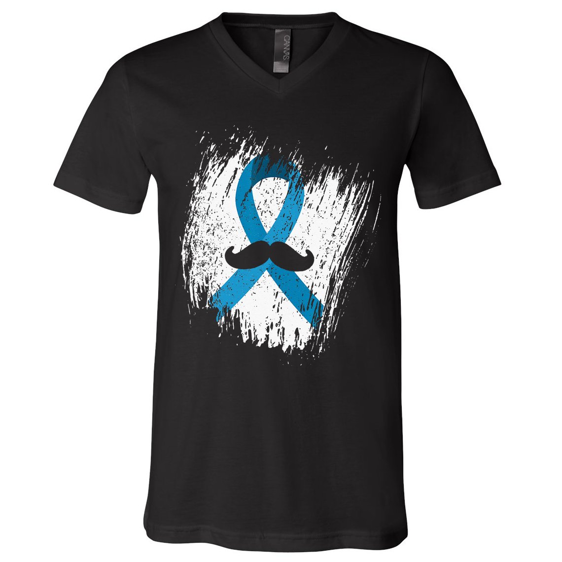 Moustache Prostate Cancer Awareness V-Neck T-Shirt
