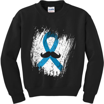 Moustache Prostate Cancer Awareness Kids Sweatshirt