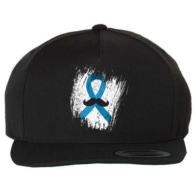 Moustache Prostate Cancer Awareness Wool Snapback Cap