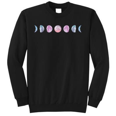 Moon Phases Colorful Moon Phases Sweatshirt