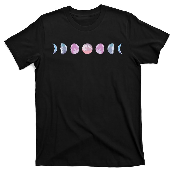 Moon Phases Colorful Moon Phases T-Shirt