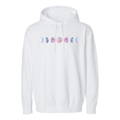 Moon Phases Colorful Moon Phases Garment-Dyed Fleece Hoodie