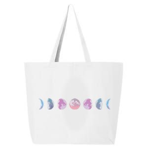 Moon Phases Colorful Moon Phases 25L Jumbo Tote