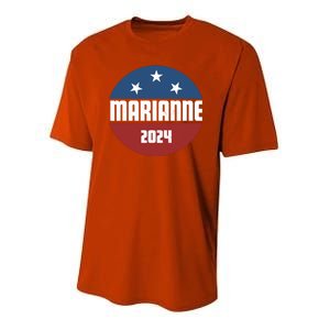 Marianne Presidential Candidate 2024 Youth Performance Sprint T-Shirt