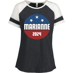 Marianne Presidential Candidate 2024 Enza Ladies Jersey Colorblock Tee