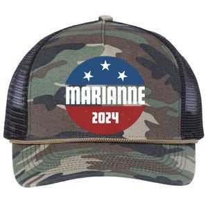 Marianne Presidential Candidate 2024 Retro Rope Trucker Hat Cap