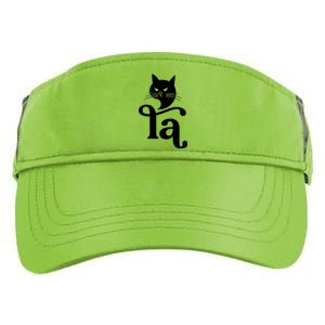 Madam President Comma La Cat Lady Kamala Funny Cat Ladies Adult Drive Performance Visor