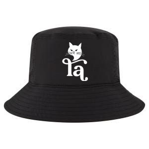 Madam President Comma La Cat Lady Kamala Funny Cat Ladies Cool Comfort Performance Bucket Hat