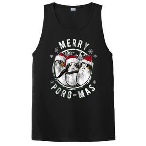 Merry Porgmas Christmas Holiday PosiCharge Competitor Tank