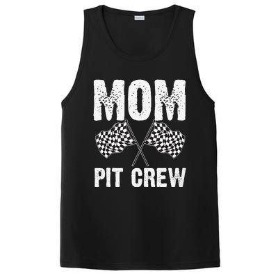 Mom Pit Crew Racing Costume Gift Funny Racer MotherS Day PosiCharge Competitor Tank