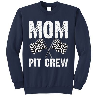 Mom Pit Crew Racing Costume Gift Funny Racer MotherS Day Sweatshirt