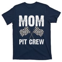 Mom Pit Crew Racing Costume Gift Funny Racer MotherS Day T-Shirt