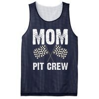 Mom Pit Crew Racing Costume Gift Funny Racer MotherS Day Mesh Reversible Basketball Jersey Tank