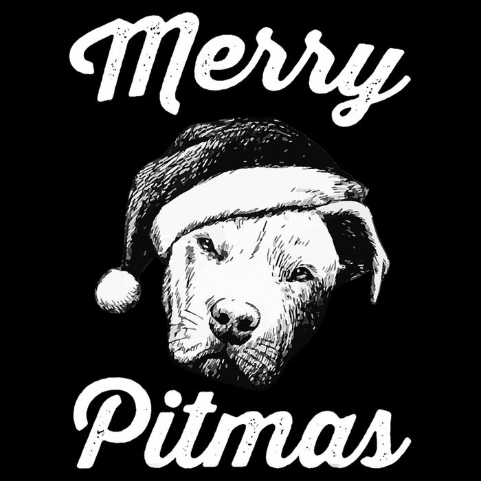 Merry Pitmas Christmas Pitbull Dog Owner Gifts 16 in Basic Backpack