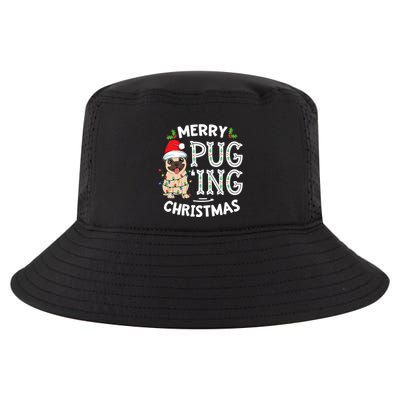 Merry Pugging Christmas Dog Santa Pug Xmas Pugmas Cool Comfort Performance Bucket Hat