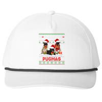 Merry Pugmas Christmas Ugly Sweater Pug Lover Family Pajama Snapback Five-Panel Rope Hat