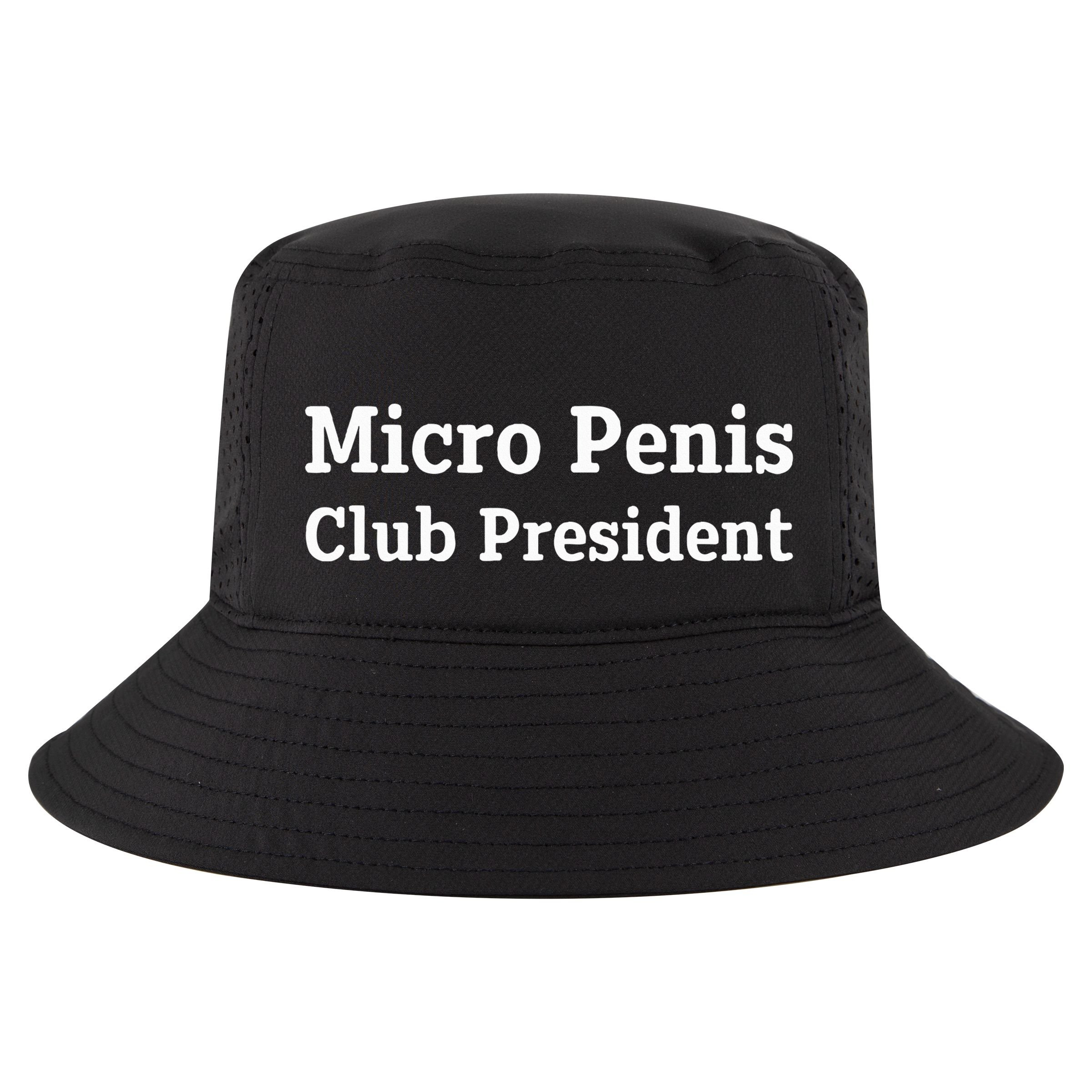 Micro Penis Club President Joke Cool Comfort Performance Bucket Hat